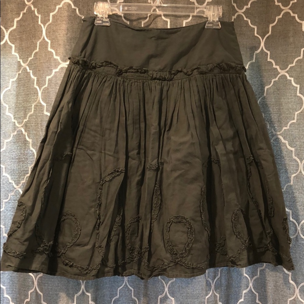 PROMOD A-LINE GREEN SKIRT